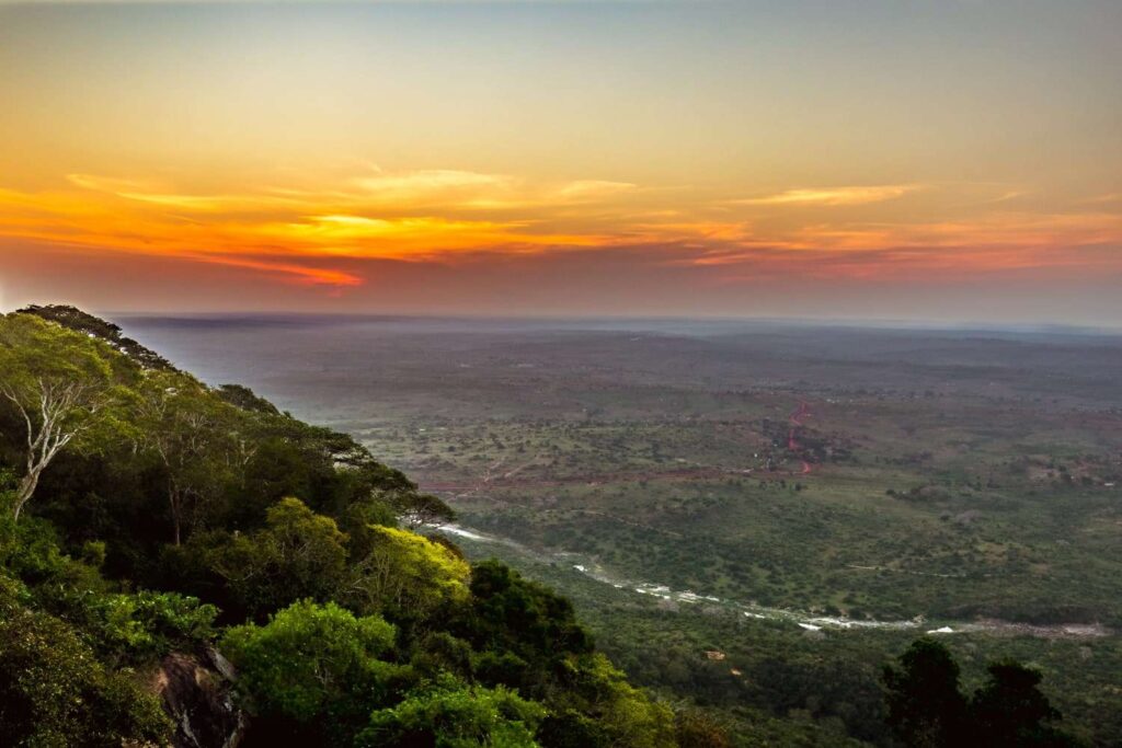 affordable one day shimba hills tour and an evening sunset as guests conclude their trip with belli asili voyages and prepare to depart back to Mombasa.