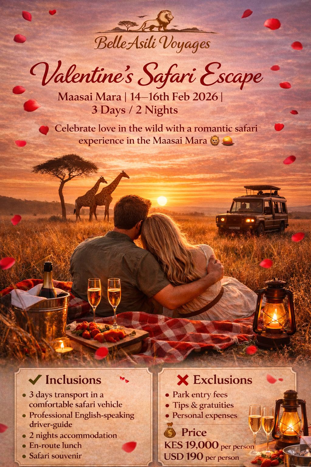 Best Hotels to Stay in for Valentine Safari Packages 2026
